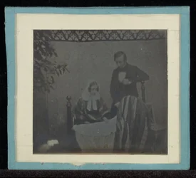 Portrait de M. et Mme Eynard près d